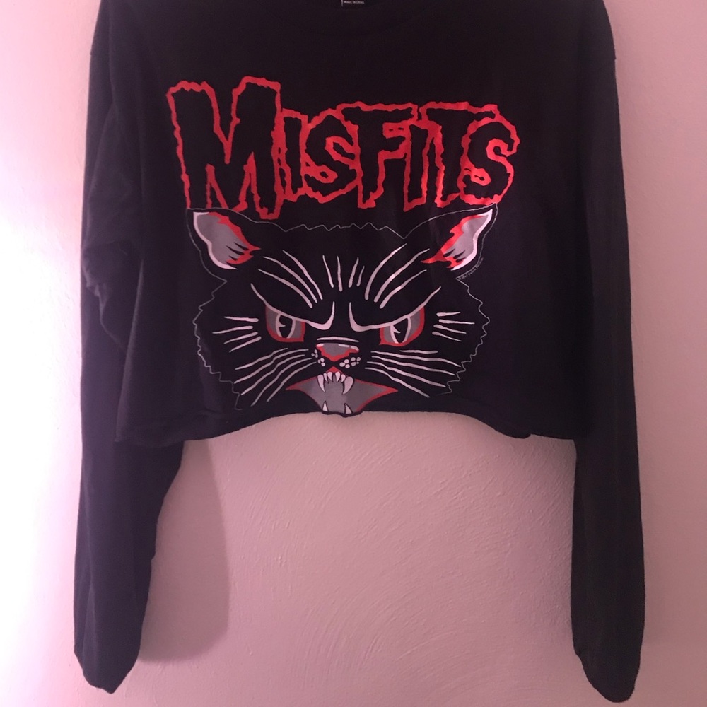 Misfits cropped shirt